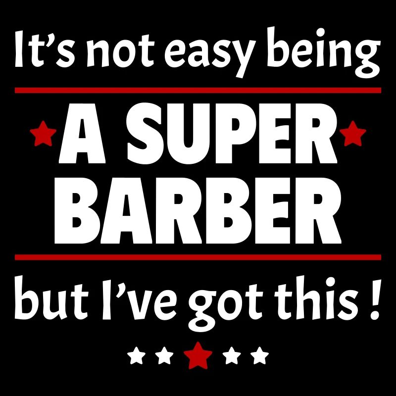 It’s not easy being a super barber!