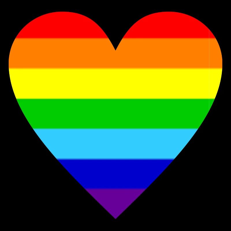 Herz Regenbogen Farben bunt