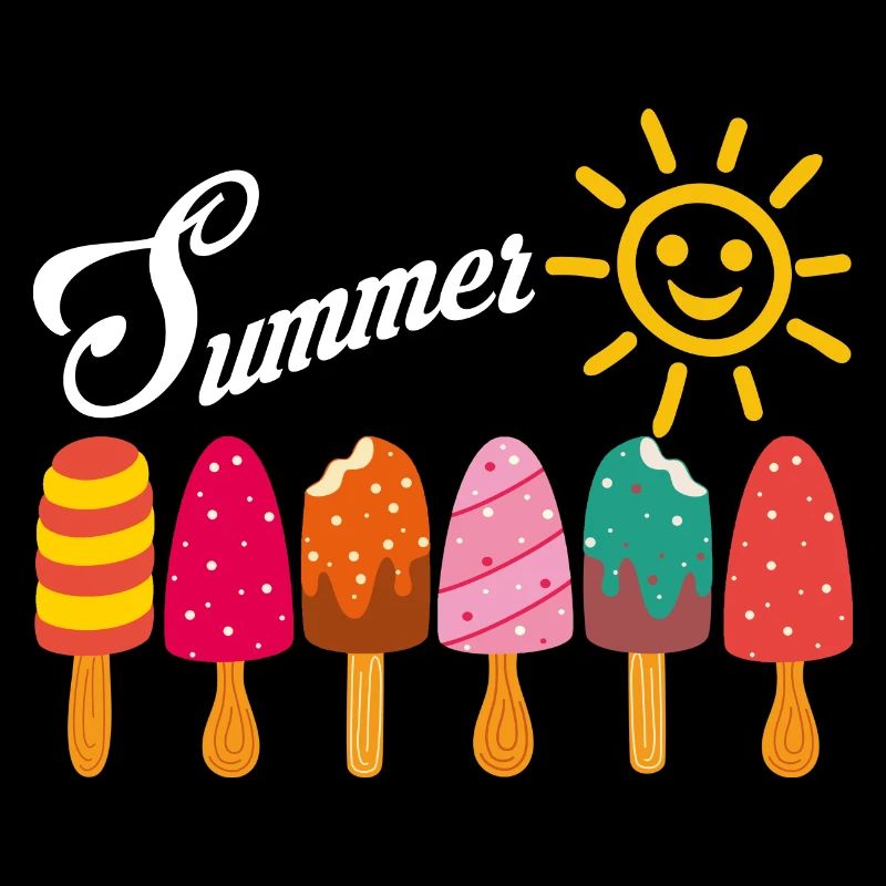 Summer Sun Popsicles Holiday Fun