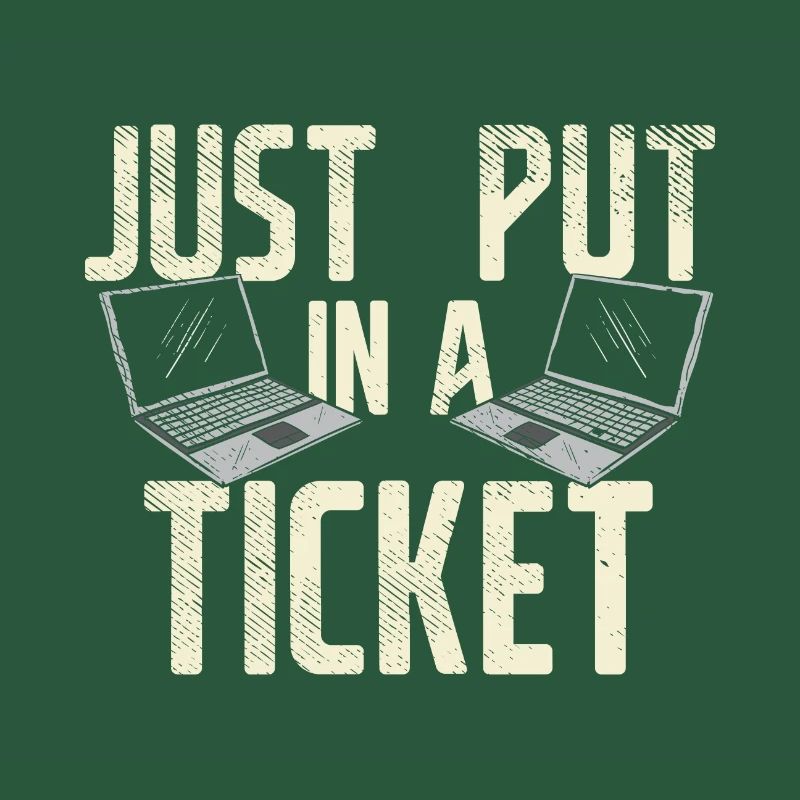Mettez simplement un ticket pour le service d'assistance et le support technique