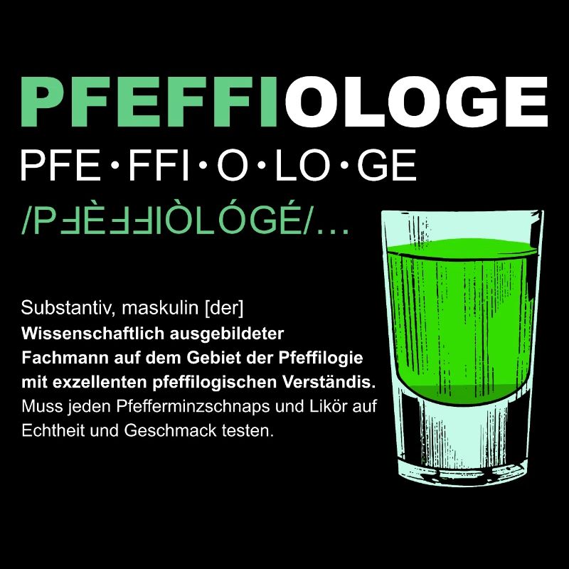 Pfeffiologe Pfeffi Pfefferminz Likör Sauf JGA