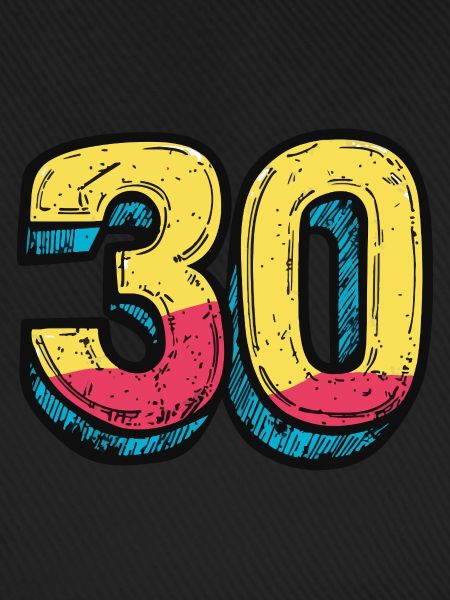 30 Zahl Comic