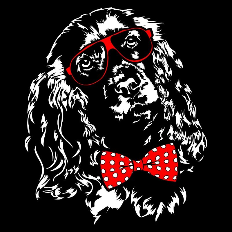 COCKER SPANIEL cute boy Wilsigns Hunde Geschenk