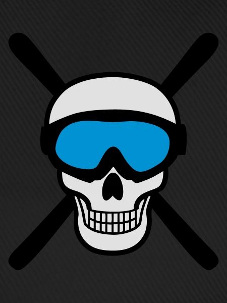 Skiing Skull