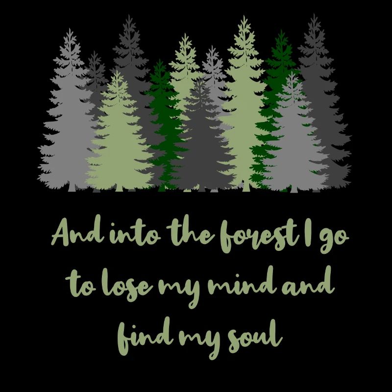 Wald Spruch Wanderer Förster
