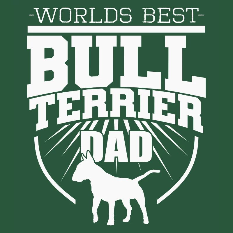 Bullterrier Hund Papa Papi Geschenk