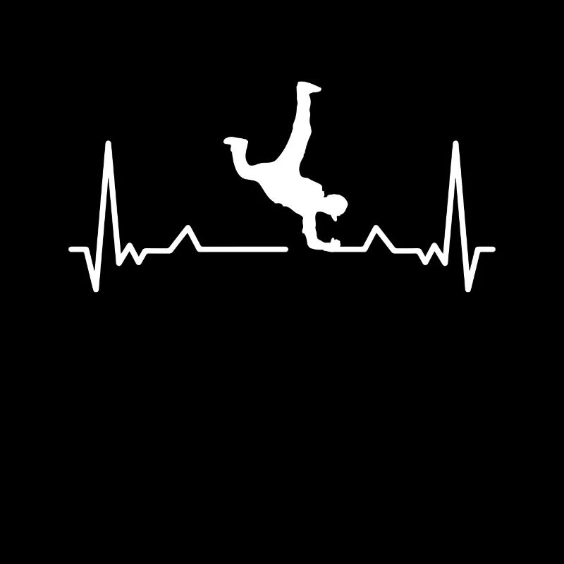 Breakdancing Heartbeat Gift Break Dancer