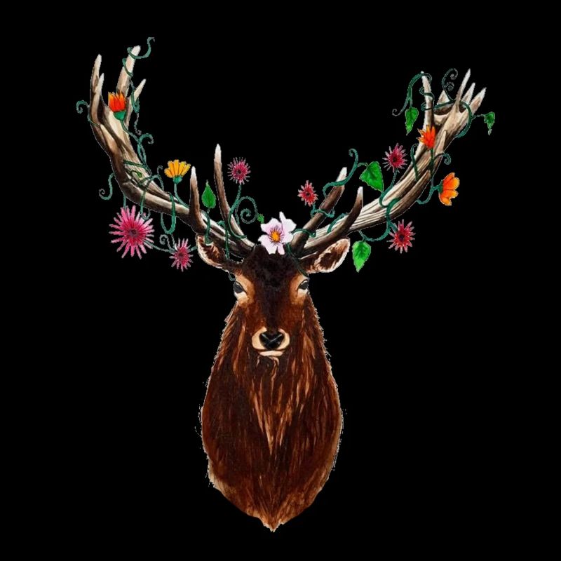 Blumen Hirsch
