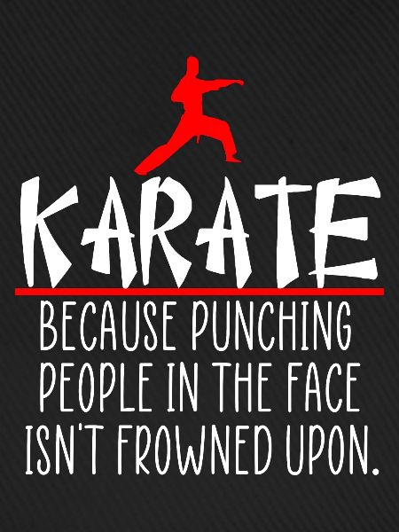 Karate fun saying