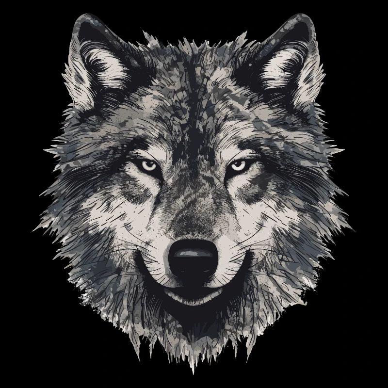 Wolf Wolf Head Scratch Marks Claws Wild