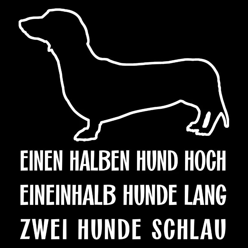Schlauer intelligenter Dackel ich liebe Dackel