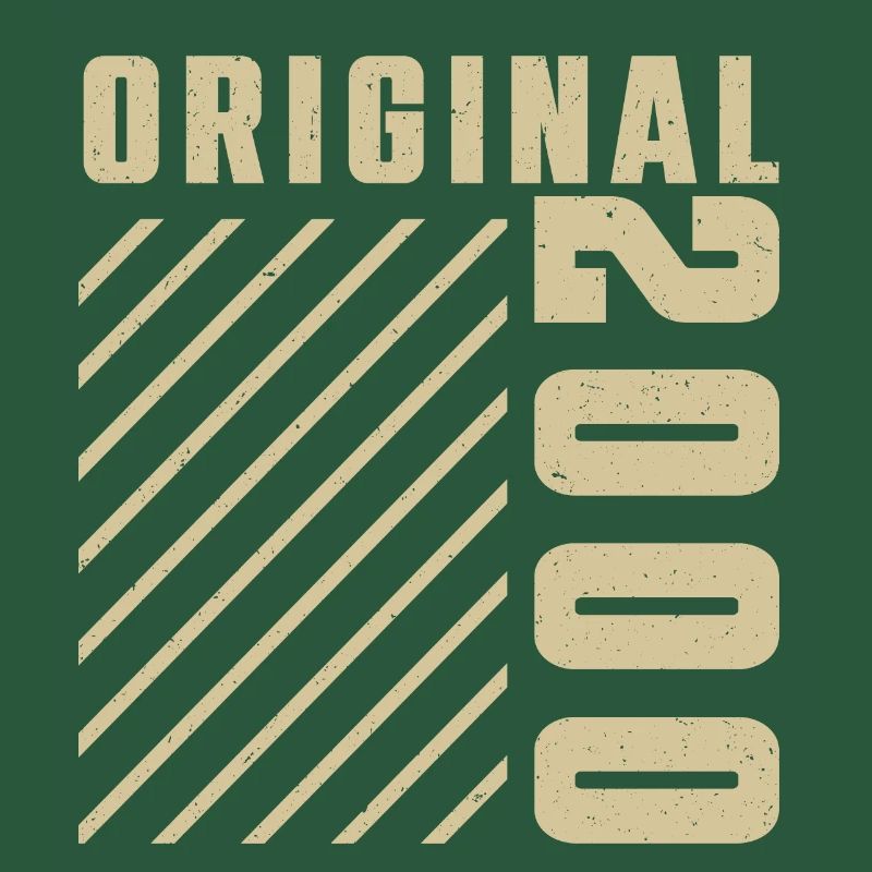 Original 2000 Authentic 2000 Vintage Bursdag