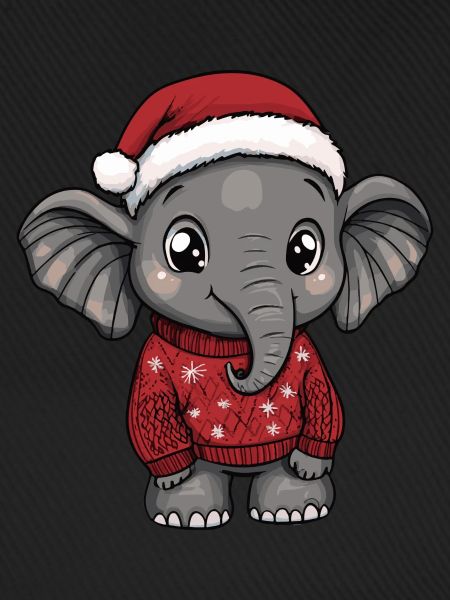 Elephant Christmas Comic