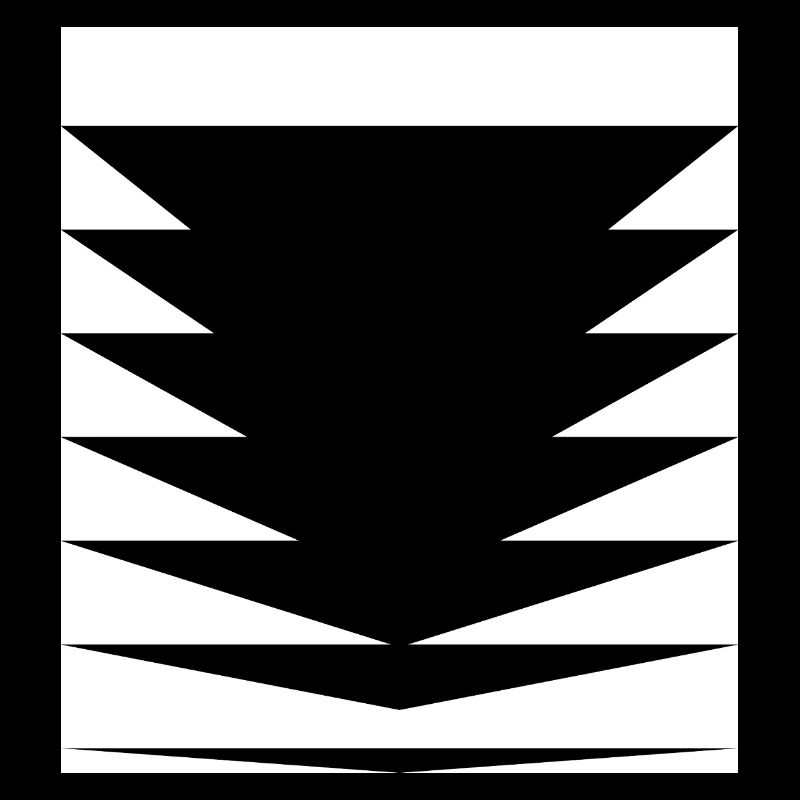 black triangles pattern