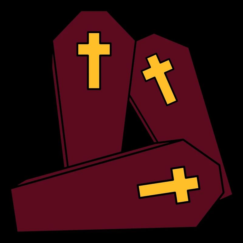 crew viele team 3 freunde sarg beerdigen kreuz gra
