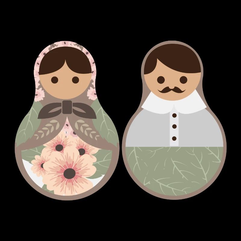 Russia Lovers Matryoshka Dolls Gift