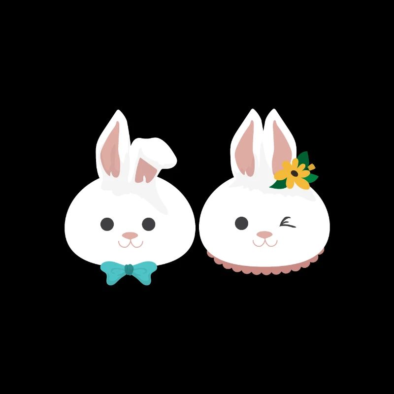 Lapin Mme Hare et M. Hare idée cadeau