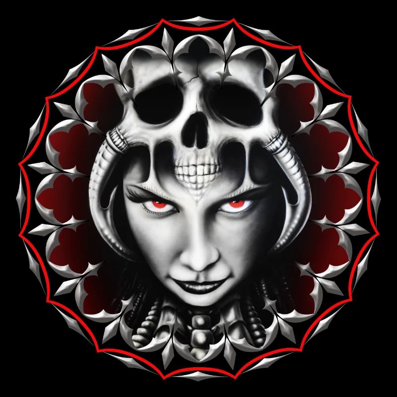 Gothic fantasy head