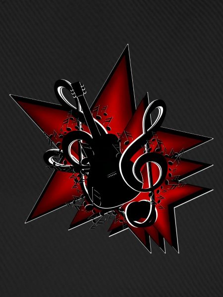 Clef de guitare étoilée