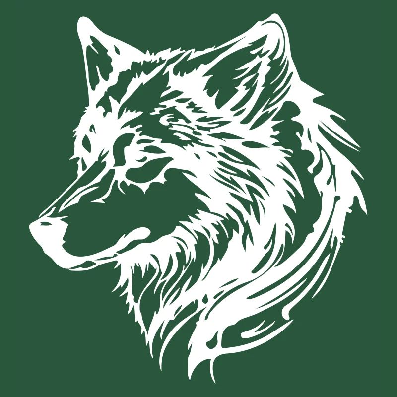 Wolf Kopf Tier