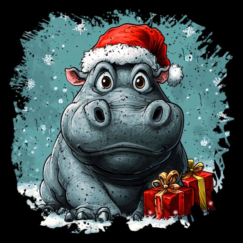 Noël des hippopotames