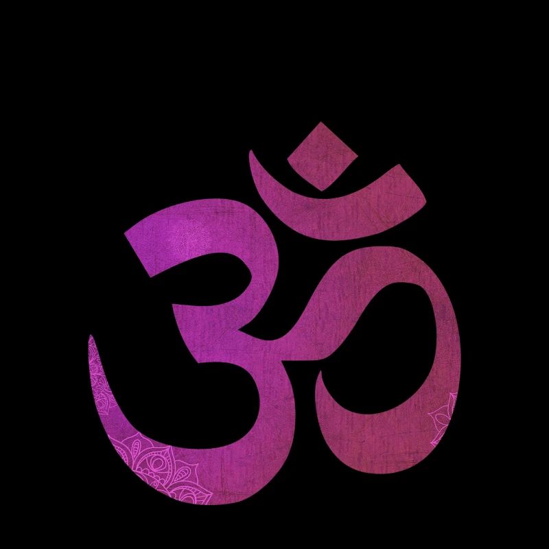 Om Mandala Violett