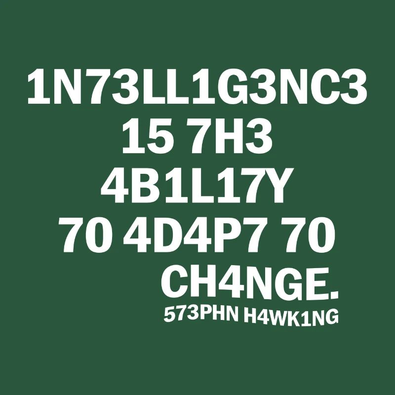 Inteligence Science Saying Physics Gift