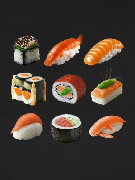 Different sushi variations