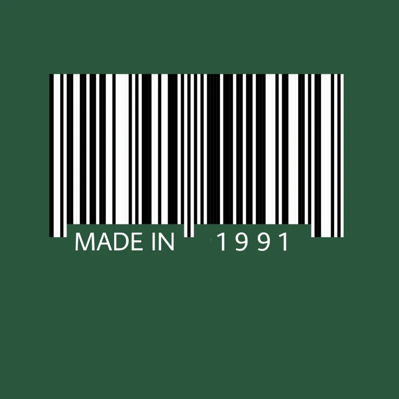 Made in 1991 Barcode Gift