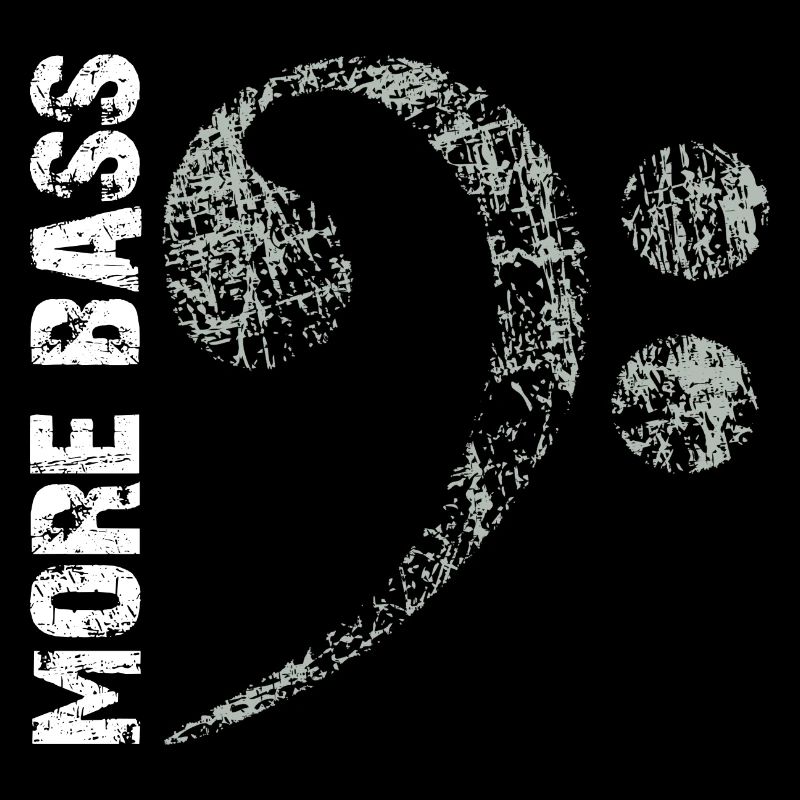 Plus de basses s’il vous plaît, grosse clé de fa