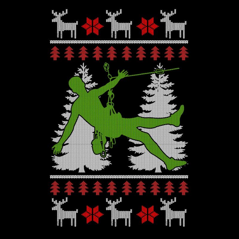 Klettern Bouldern Ugly Christmas Geschenk