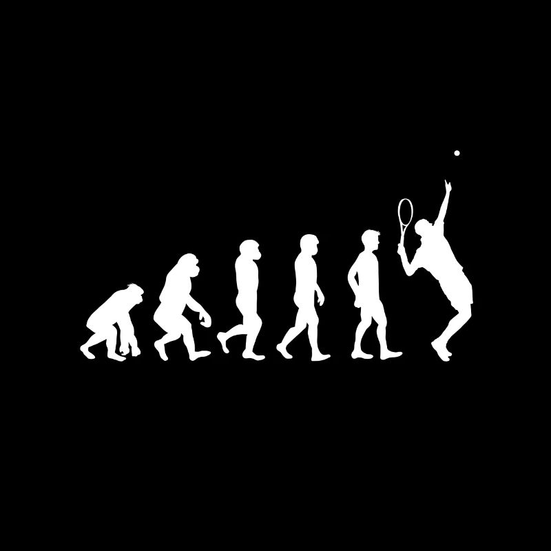 Tennis Evolution Entwicklung Ball Schläger Spiel