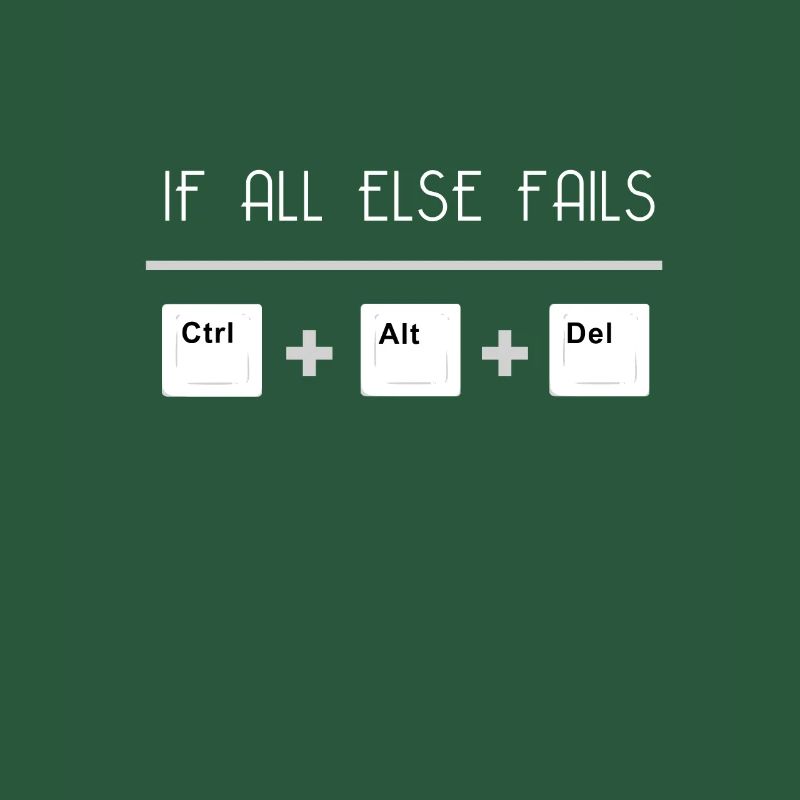 Undo Ctrl + Alt + Del