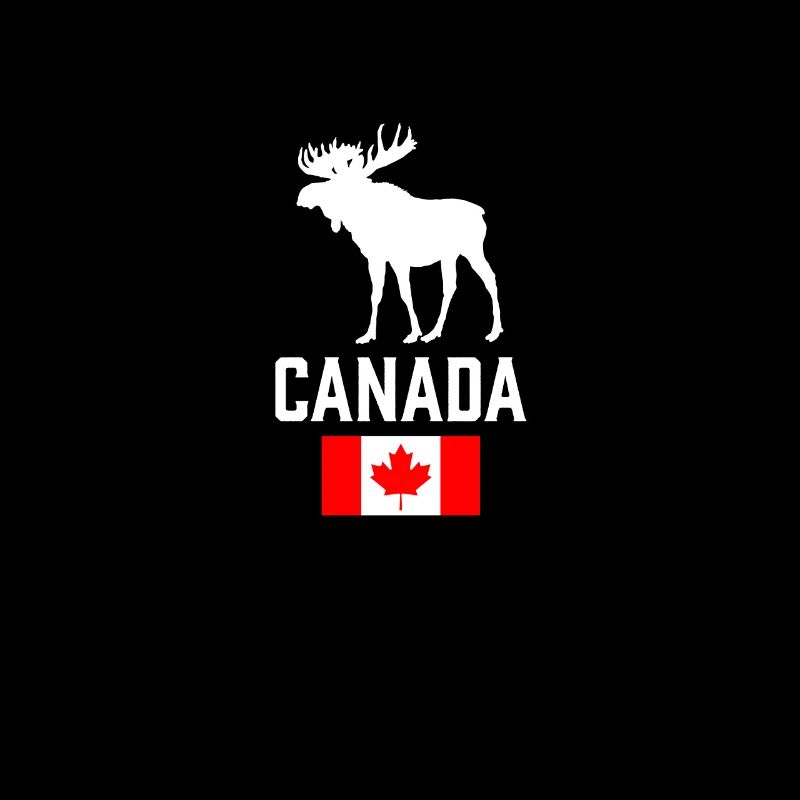 Kanada Elch Kanada Flagge Kanadische stolz Maple Leaf