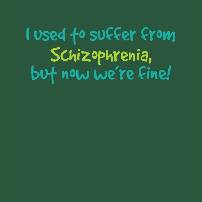 Sensibilisation à la schizophrénie TShirt Design J’avais l’habitude de