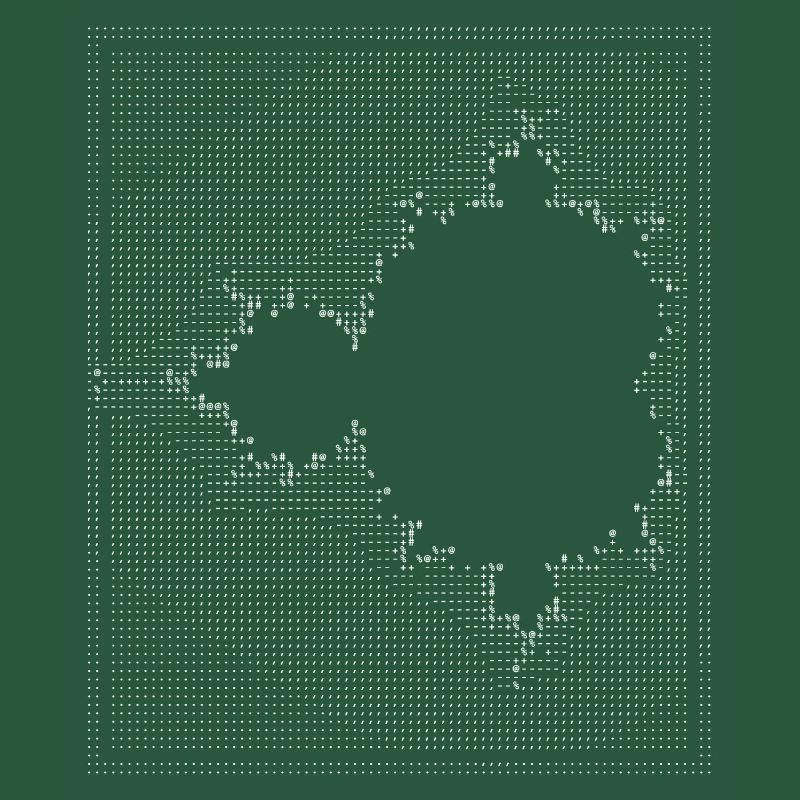 nerd mandelbrot ascii pomme mâle code programer