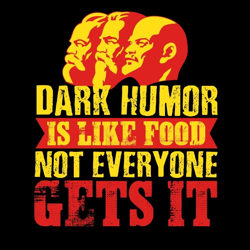 Black humor communism satire funny gift