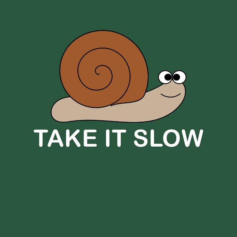 Langsame Schnecke