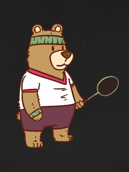 Speedminton bear
