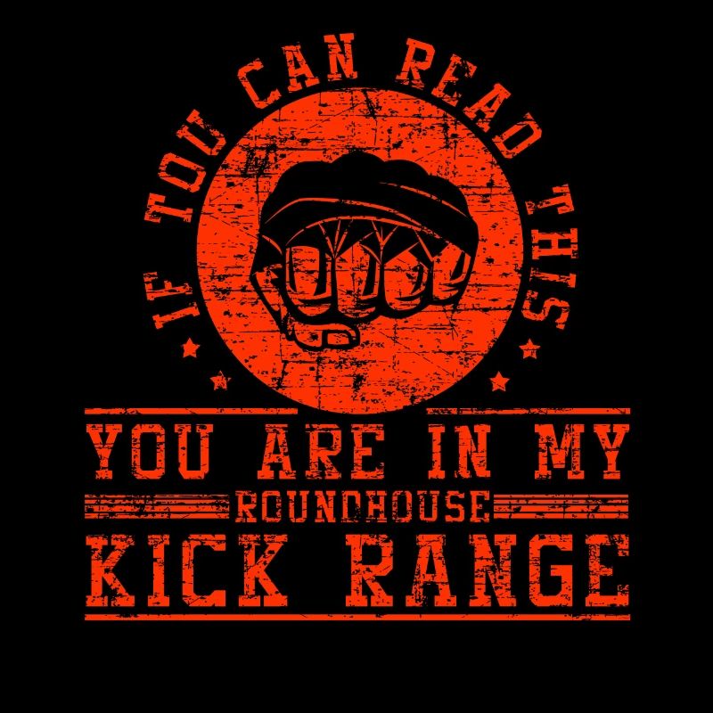Kickboxen - Kick Range Kampfsport Geschenk Boxen