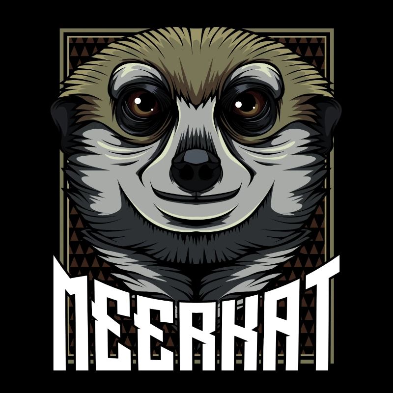 Suricate visage Amour des animaux