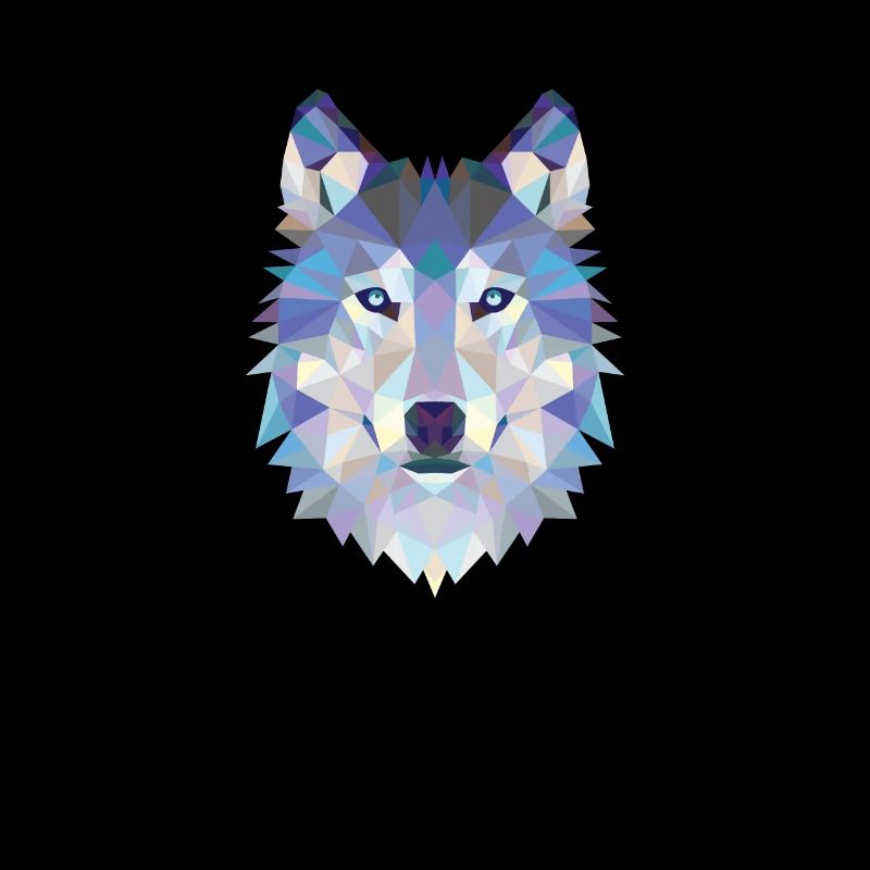 WOLFKOPF MOSAIK KUNST DESIGN WOLF