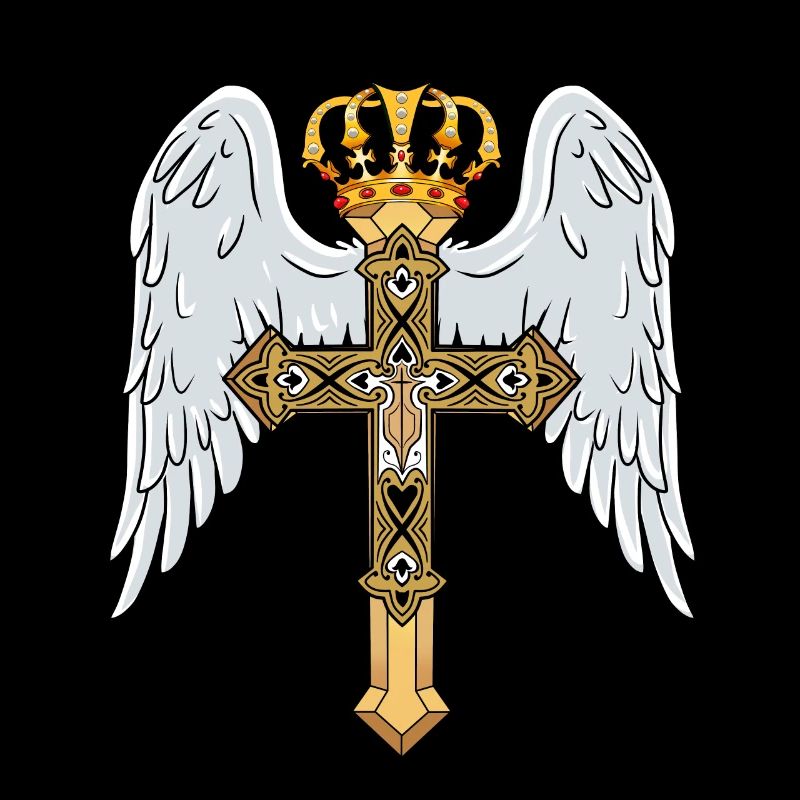 Croix céleste avec couronne