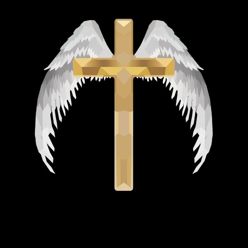 Polygon cross with wing