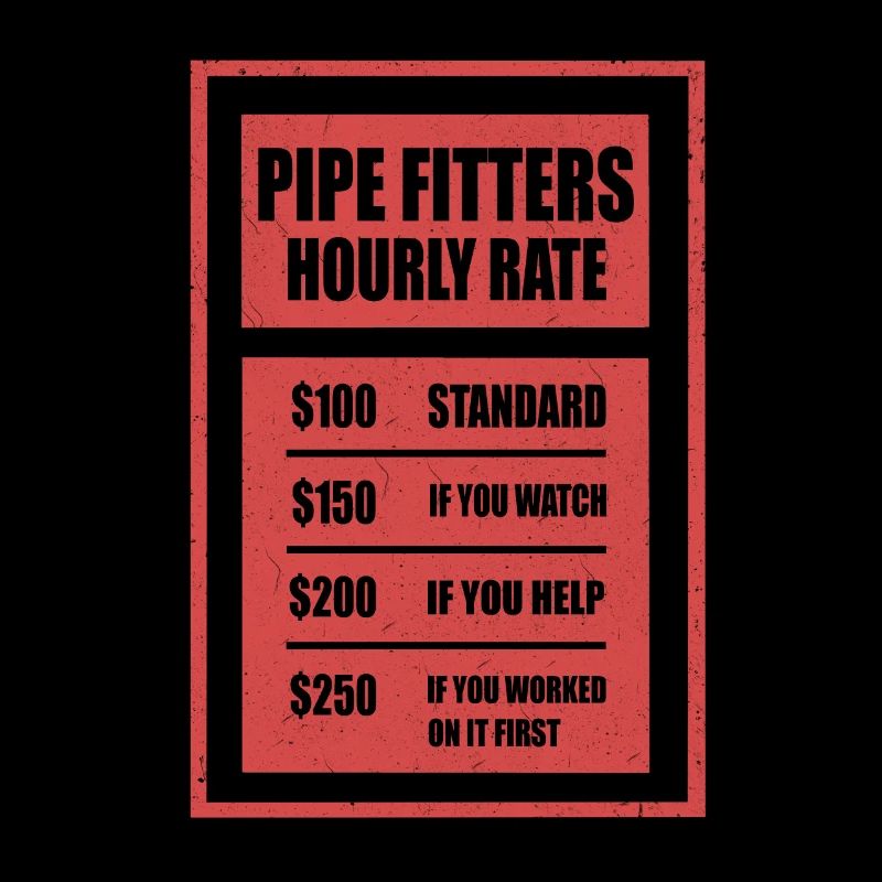 Pipe Fitters Hourly Rate Rohrleitungsmonteur
