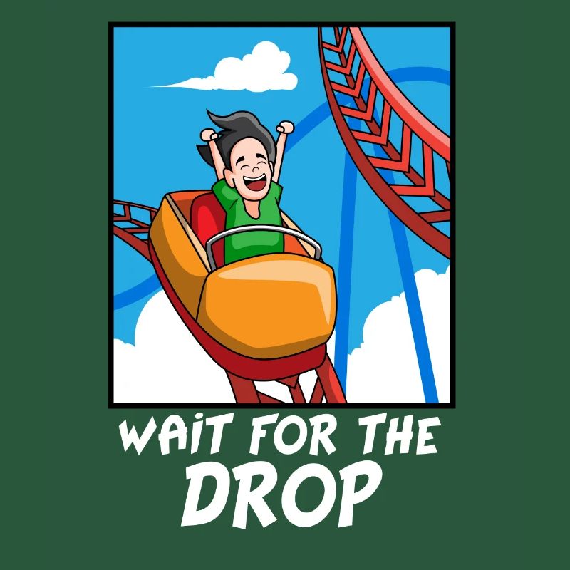 Roller coaster rides theme park gift
