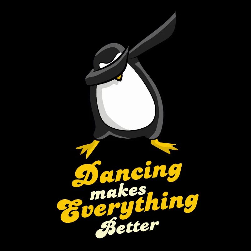 Dubbing penguin dubstep dancing gift