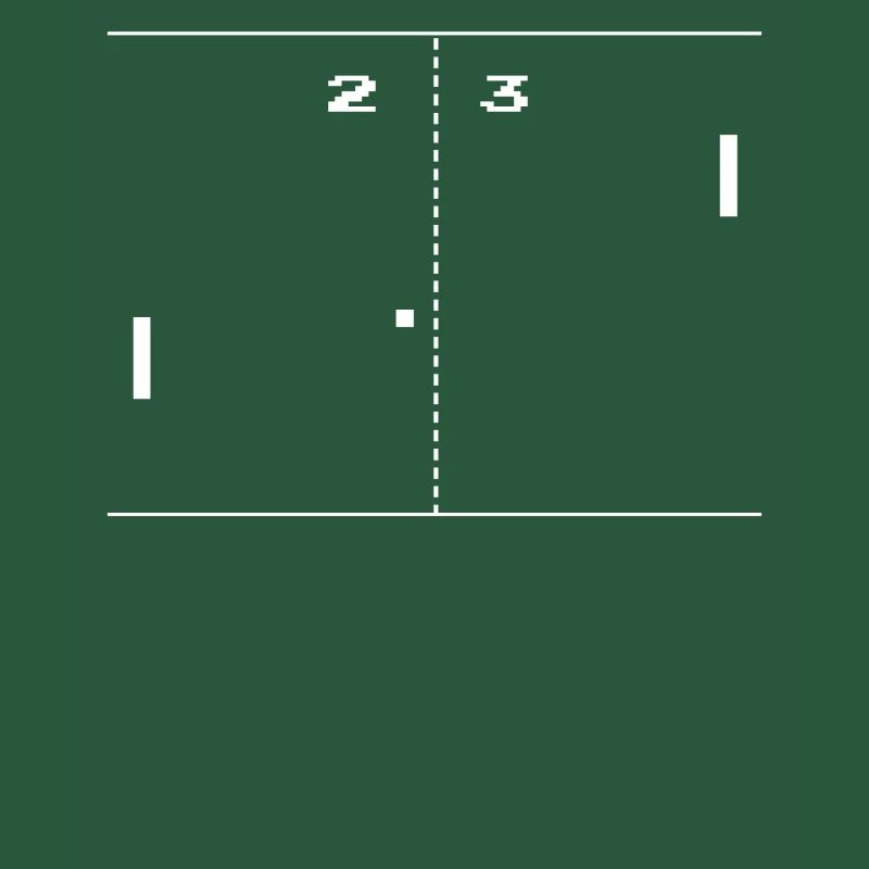 Ping Pong Retro Game Computer Game 80s 80s