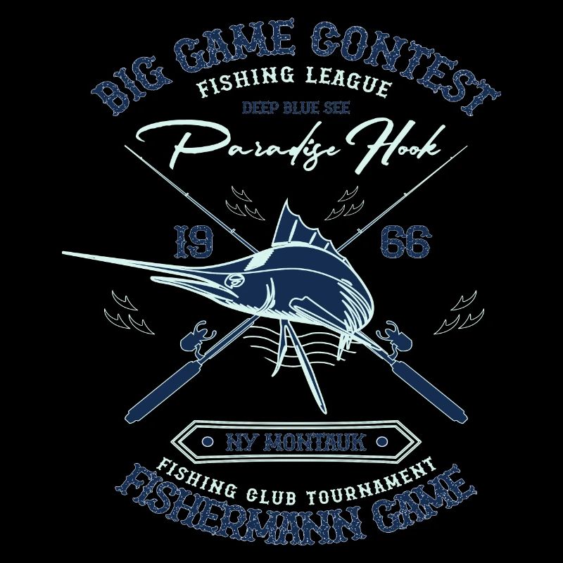 Big Game Contest Paradise Hook Mojo Design Tee