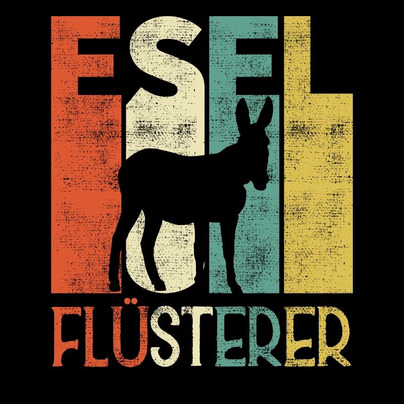 Retro Esel Flüsterer Besitzer